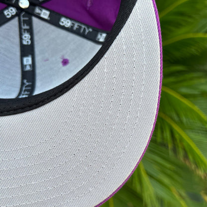 Gorra Exclusiva New Era x Supreme NY Yankees Purple - 7 1/2 / Morado