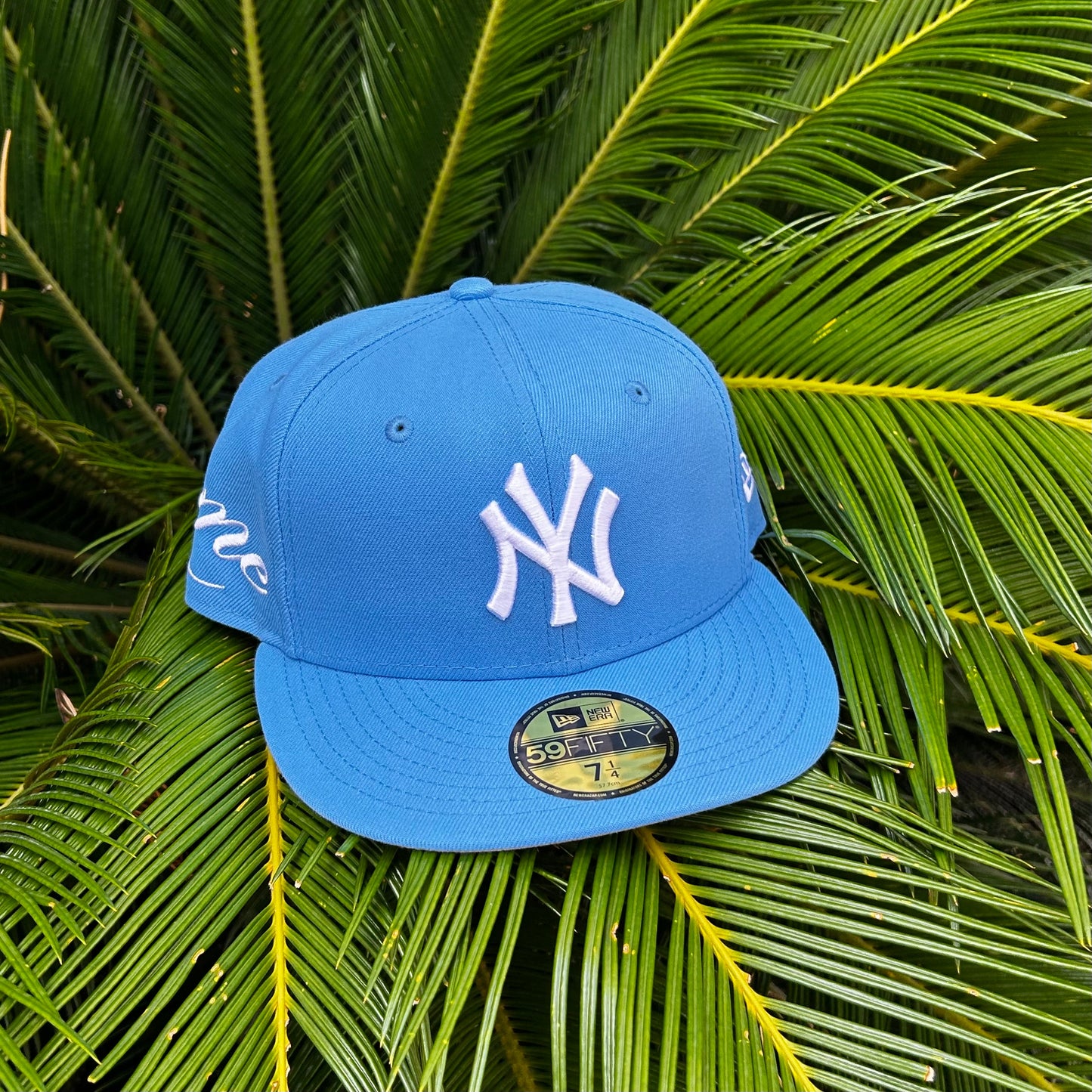 Gorra Exclusiva New Era x Supreme NY Yankees Sky Blue