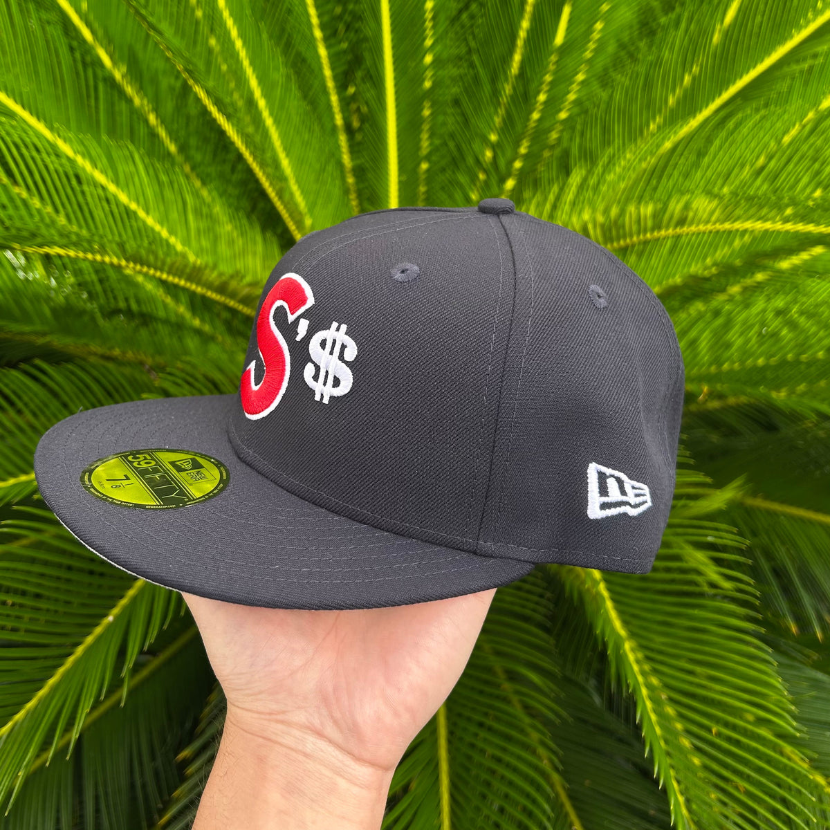 Gorra Exclusiva New Era x Supreme $’s Logo - 7 1/8 / Azul