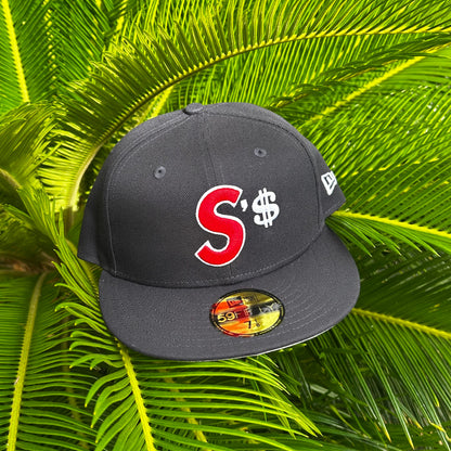 Gorra Exclusiva New Era x Supreme $’s Logo - 7 1/8 / Azul