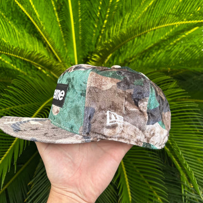 Gorra Exclusiva New Era x Supreme Velvet Camo