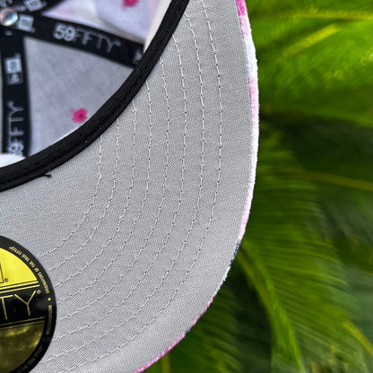 Gorra Exclusiva New Era x Supreme Velvet Camo Rosa - 7 1/2