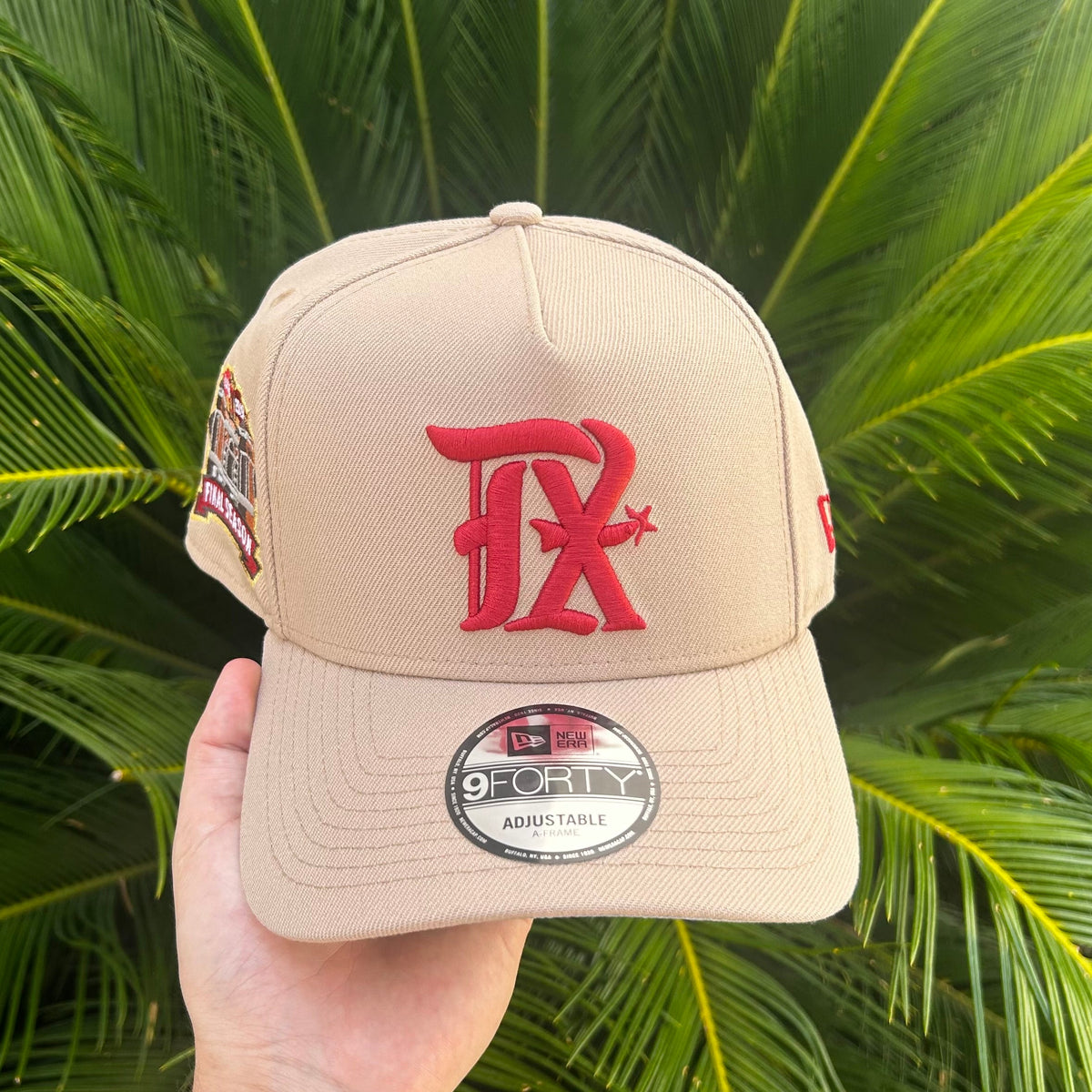 Gorra Exclusiva New Era x Texas Rangers TX - Unitalla / Beige/Rojo