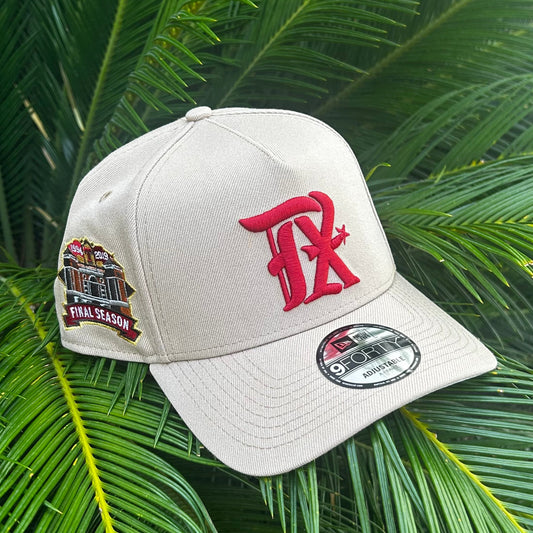 Gorra Exclusiva New Era x Texas Rangers TX - Unitalla / Beige/Rojo