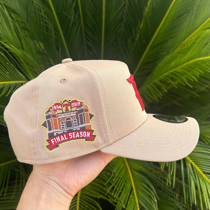 Gorra Exclusiva New Era x Texas Rangers TX - Unitalla / Beige/Rojo