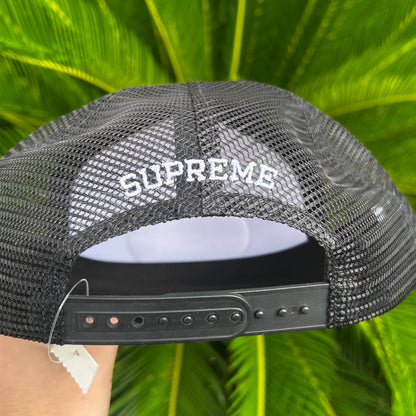 Gorra Exclusiva Supreme Negra Malla Ajustable - Negro