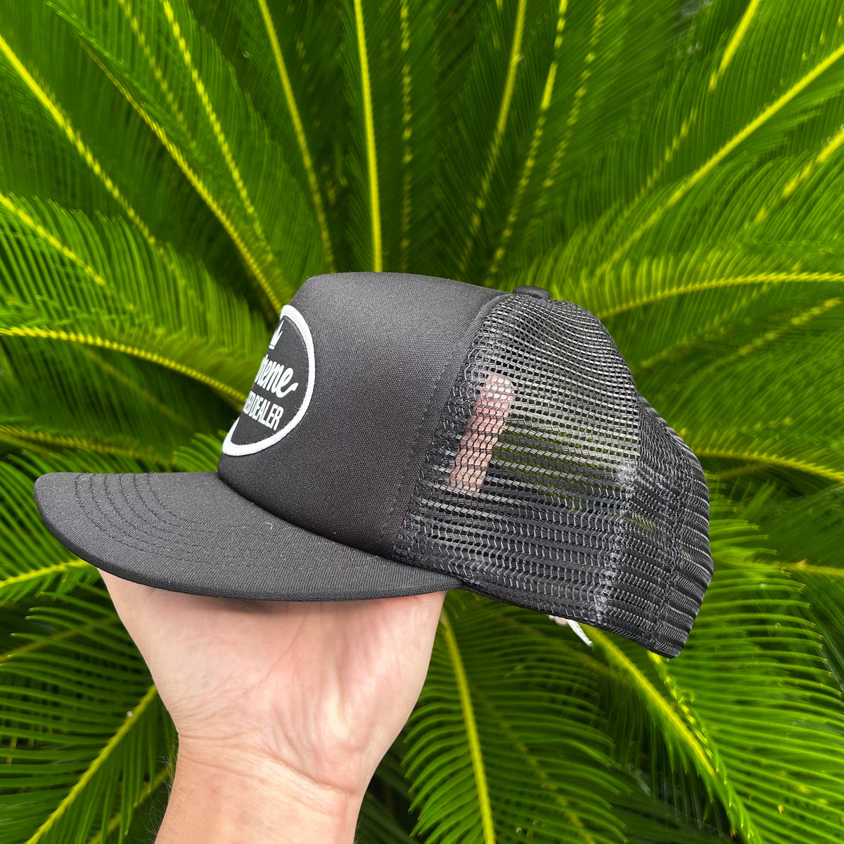 Gorra Exclusiva Supreme Negra Malla Ajustable - Negro