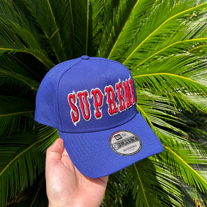 Gorra Exclusiva x Supreme Azul Ajustable