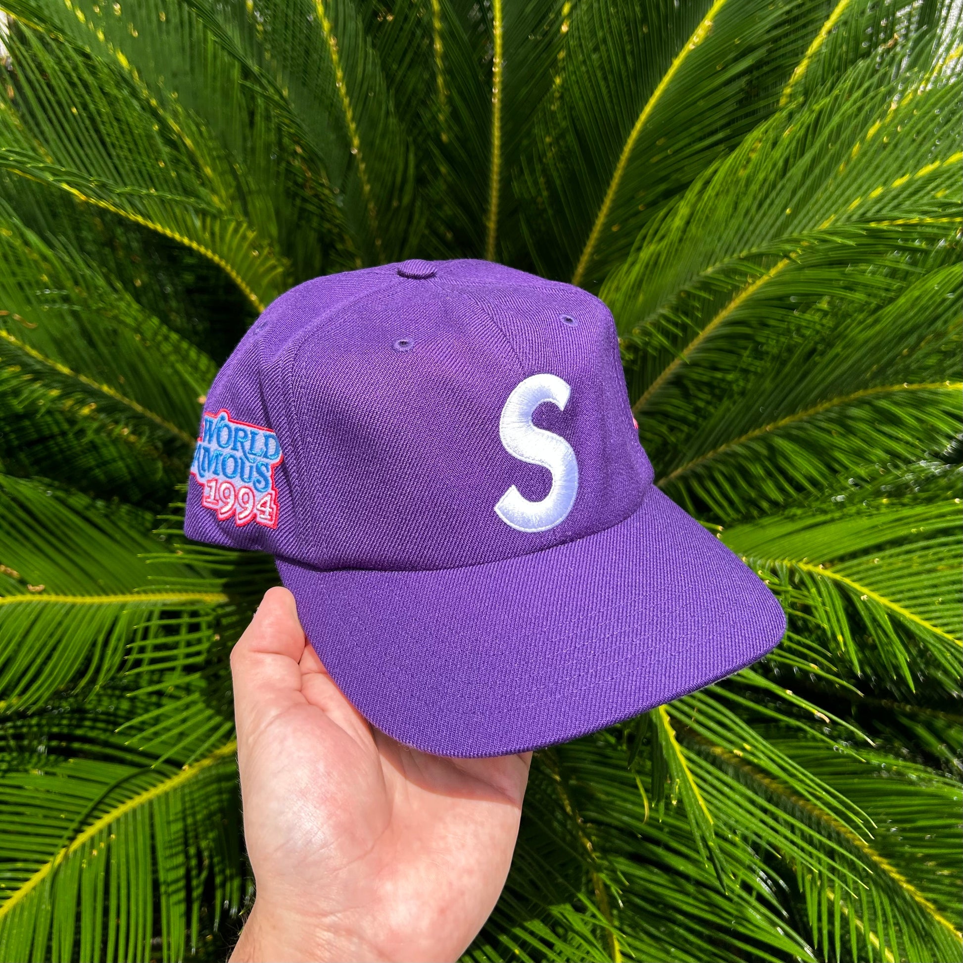 Gorra Exclusiva x Supreme Morada - Ajustable