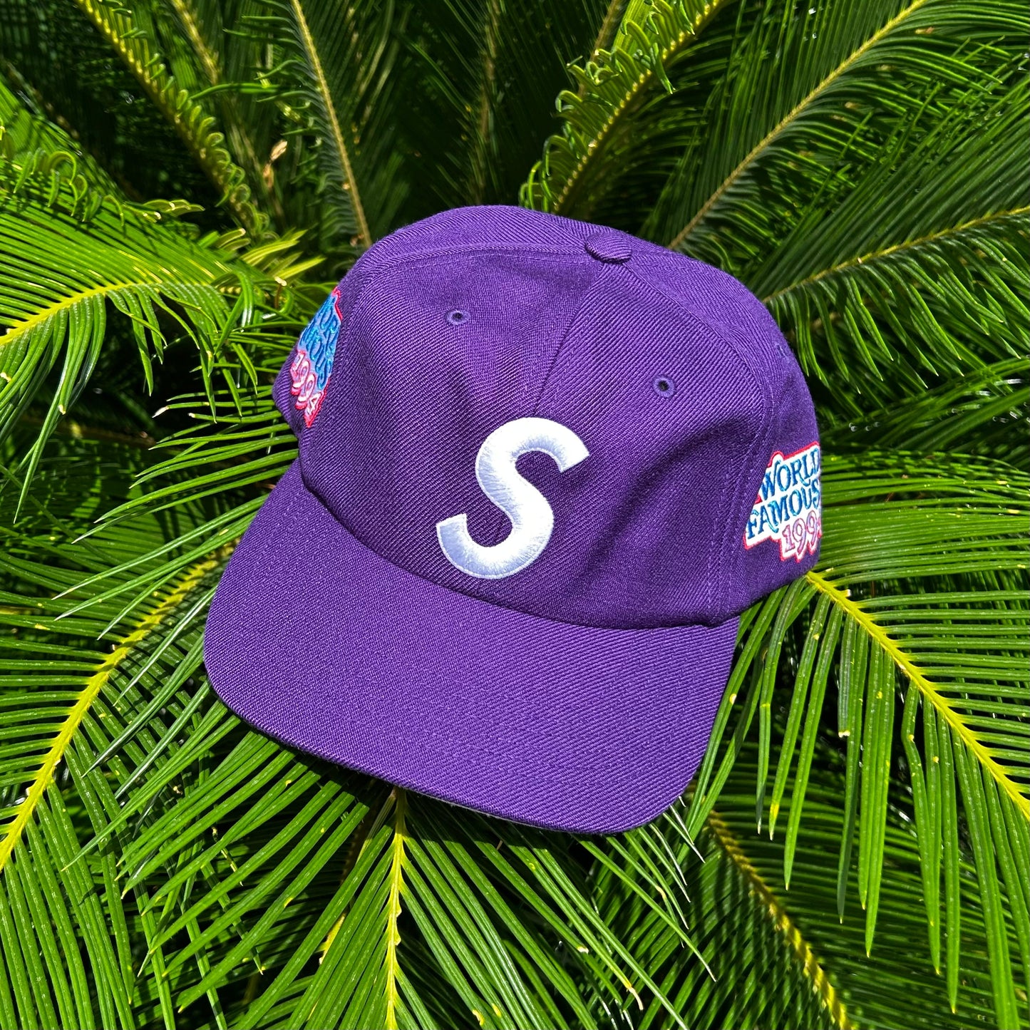 Gorra Exclusiva x Supreme Morada - Ajustable