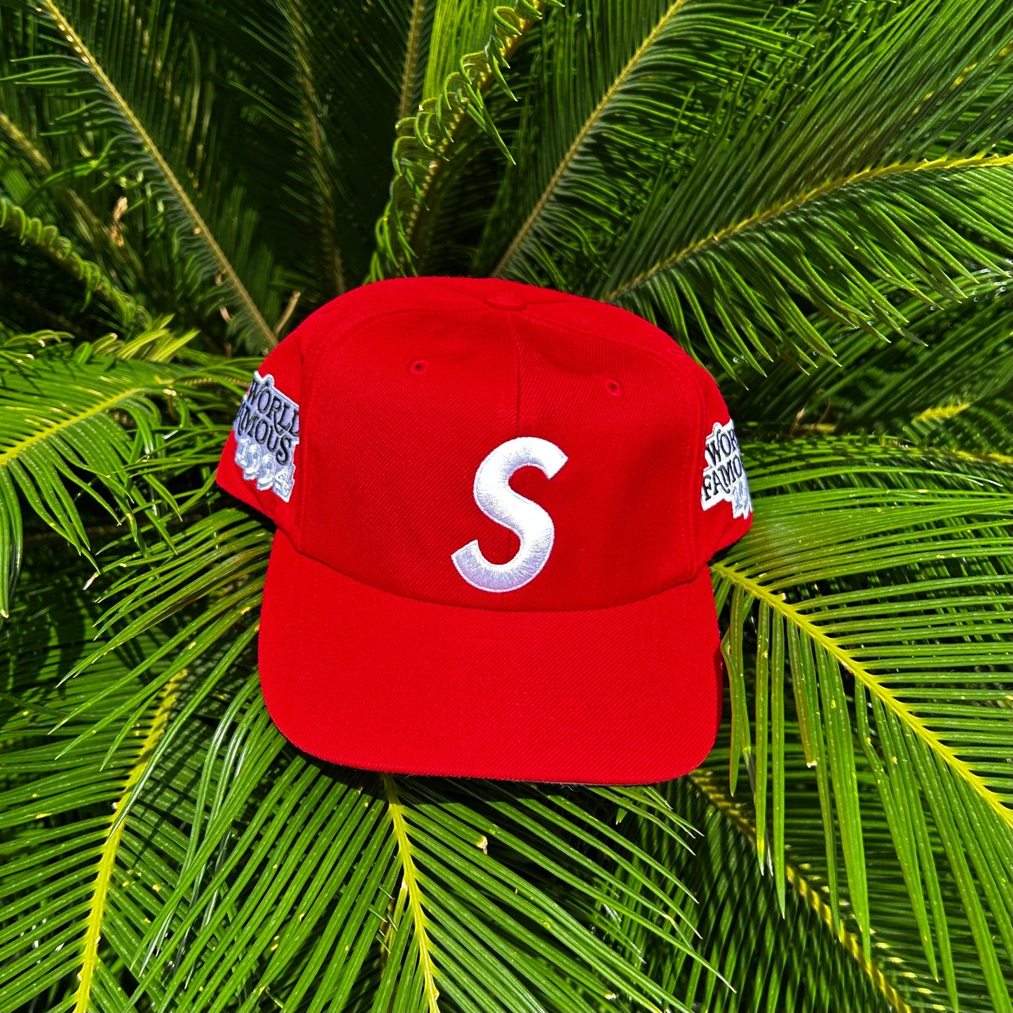 Gorra Exclusiva x Supreme Roja - Ajustable / Rojo