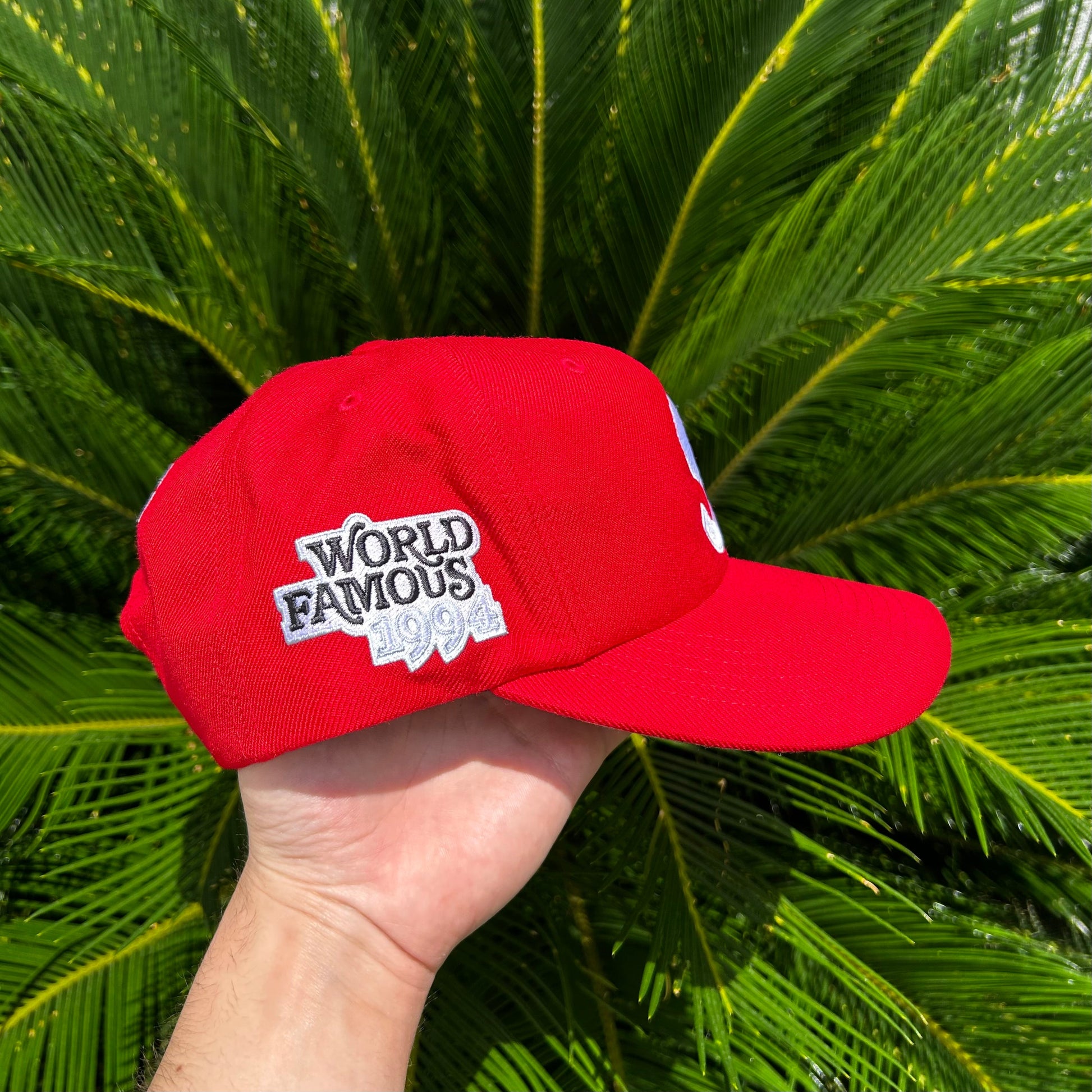 Gorra Exclusiva x Supreme Roja - Ajustable / Rojo