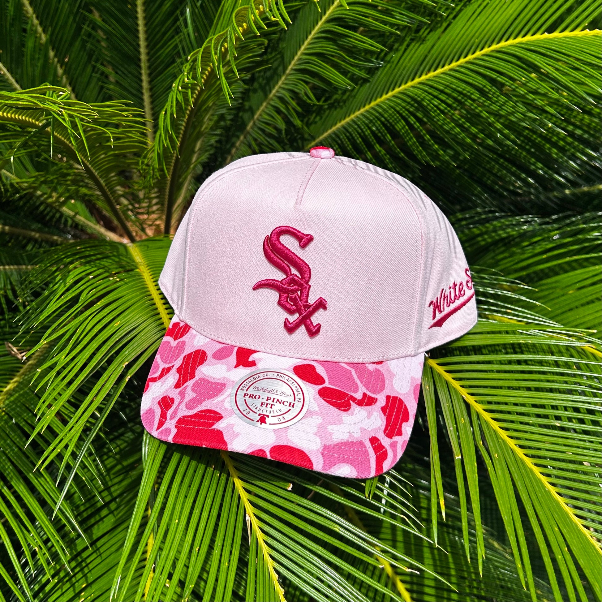Gorra Mitchell and Ness Exclusiva Chicago Sox - Unitalla / Rosa