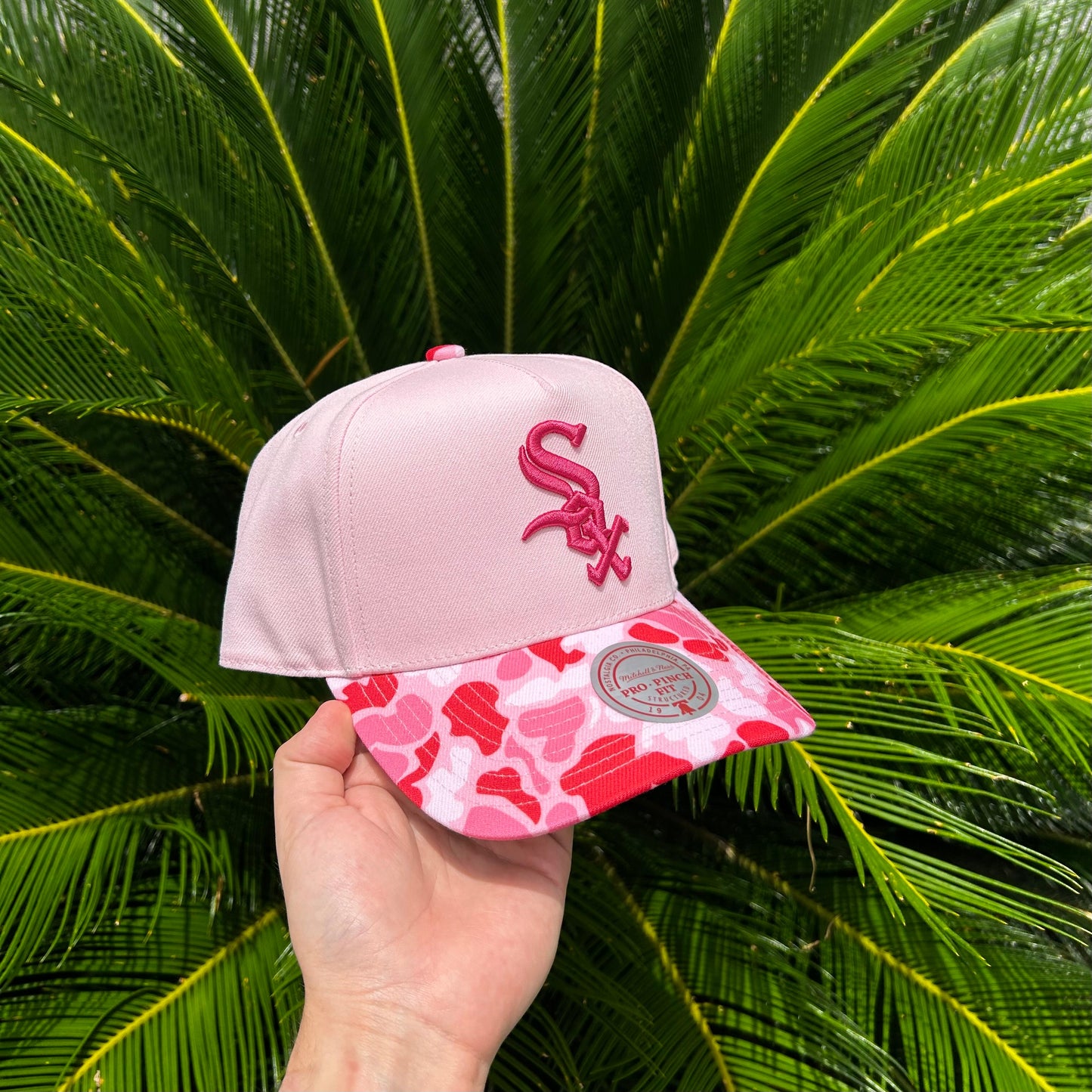 Gorra Mitchell and Ness Exclusiva Chicago Sox - Unitalla / Rosa
