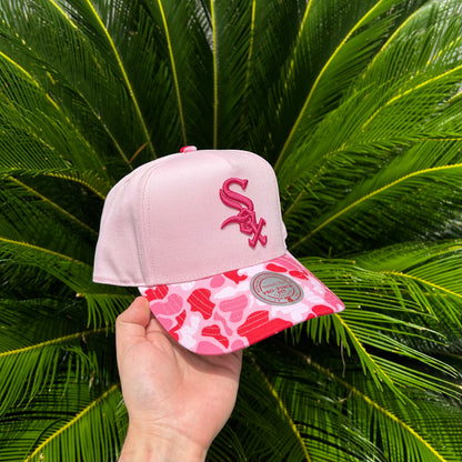 Gorra Mitchell and Ness Exclusiva Chicago Sox - Unitalla / Rosa