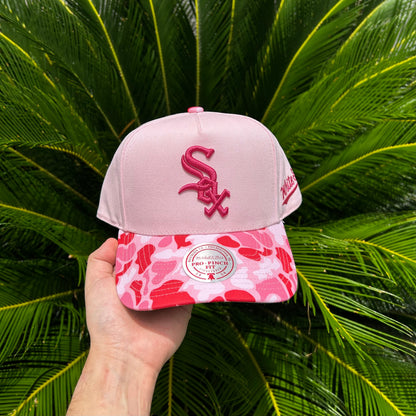 Gorra Mitchell and Ness Exclusiva Chicago Sox - Unitalla / Rosa
