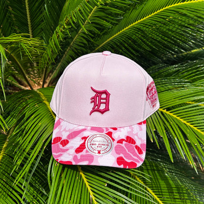 Gorra Mitchell and Ness Exclusiva Detroit Tigers - Unitalla / Rosa