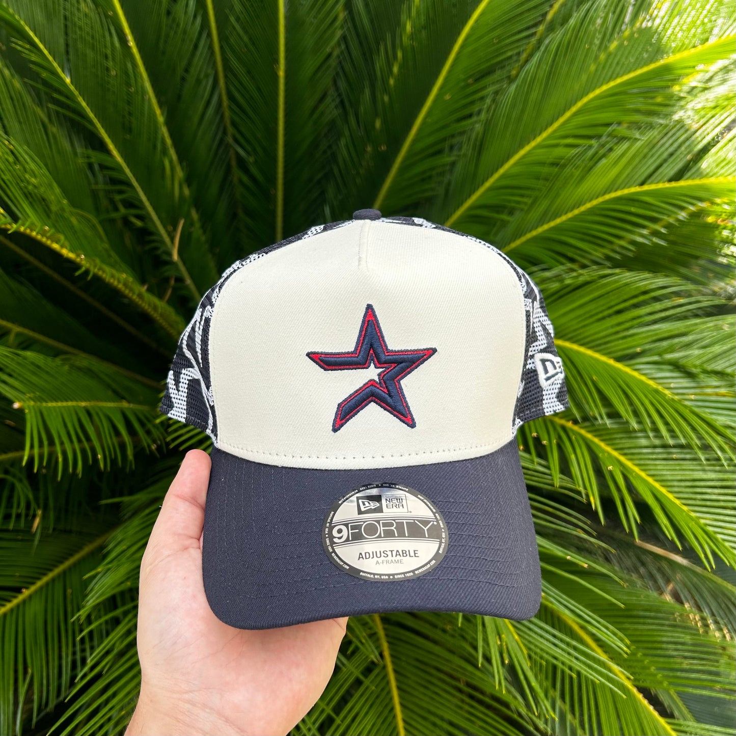 Gorra New Era Exclusiva Astros ’FIVE STARS’ - Unitalla / Blanco/Azul