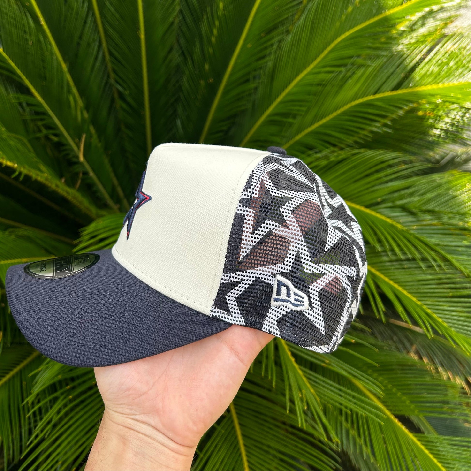 Gorra New Era Exclusiva Astros ’FIVE STARS’ - Unitalla / Blanco/Azul