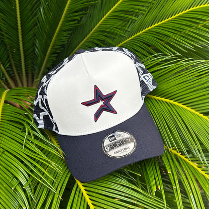 Gorra New Era Exclusiva Astros ’FIVE STARS’ - Unitalla / Blanco/Azul