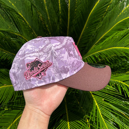 Gorra New Era Exclusiva Dodgers RealTree Rosa - Unitalla