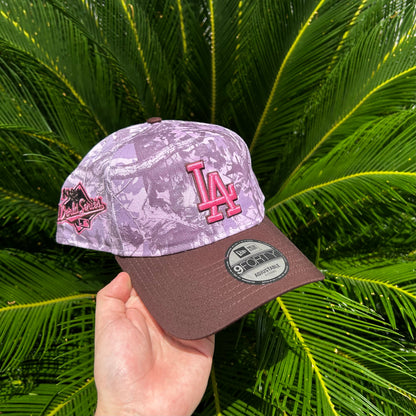 Gorra New Era Exclusiva Dodgers RealTree Rosa - Unitalla