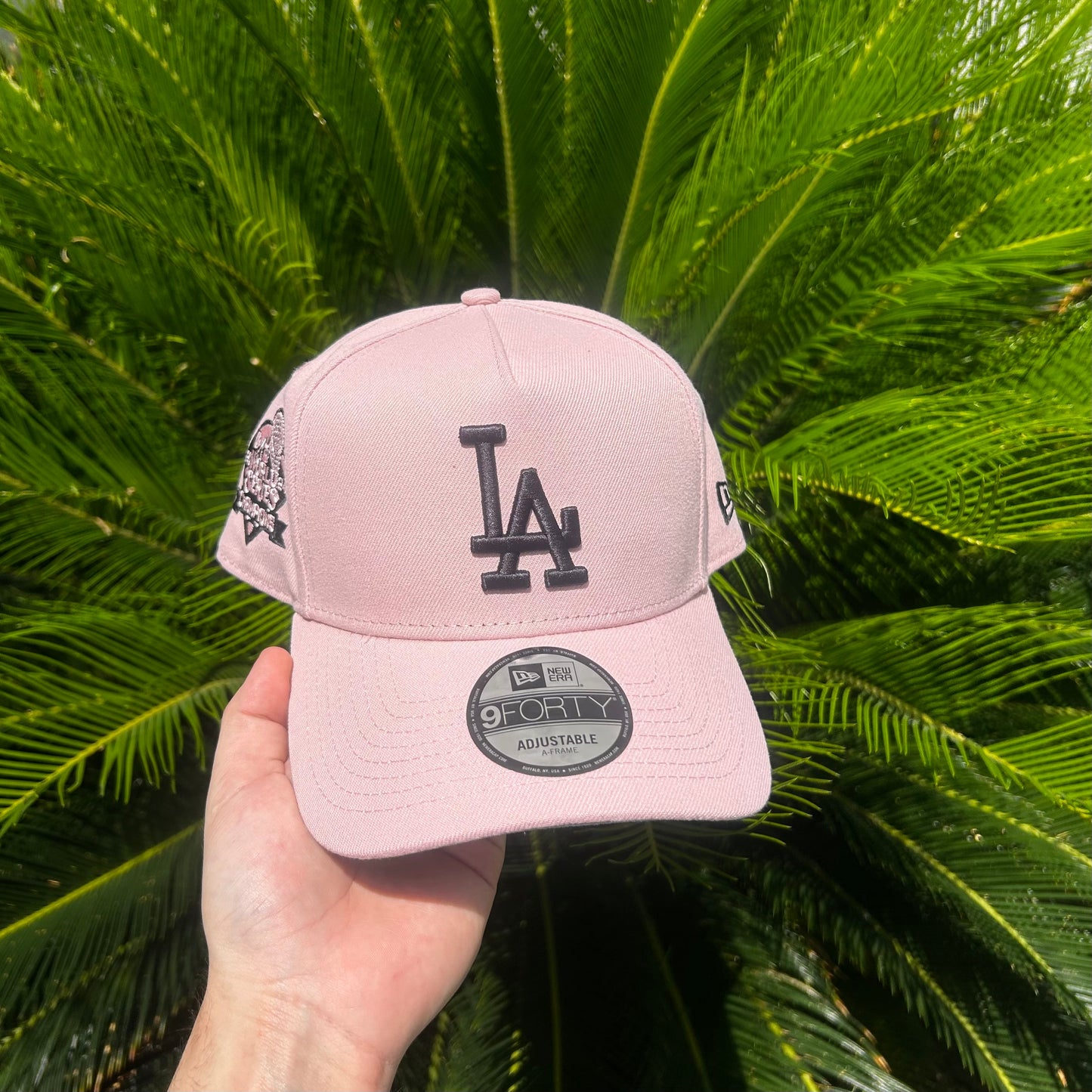 Gorra New Era Exclusiva Dodgers Rosa - Unitalla