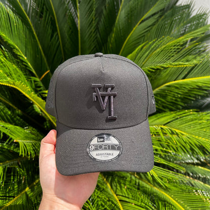 Gorra New Era Exclusiva Dodgers ’Upside Down’ total black - Unitalla / Negro