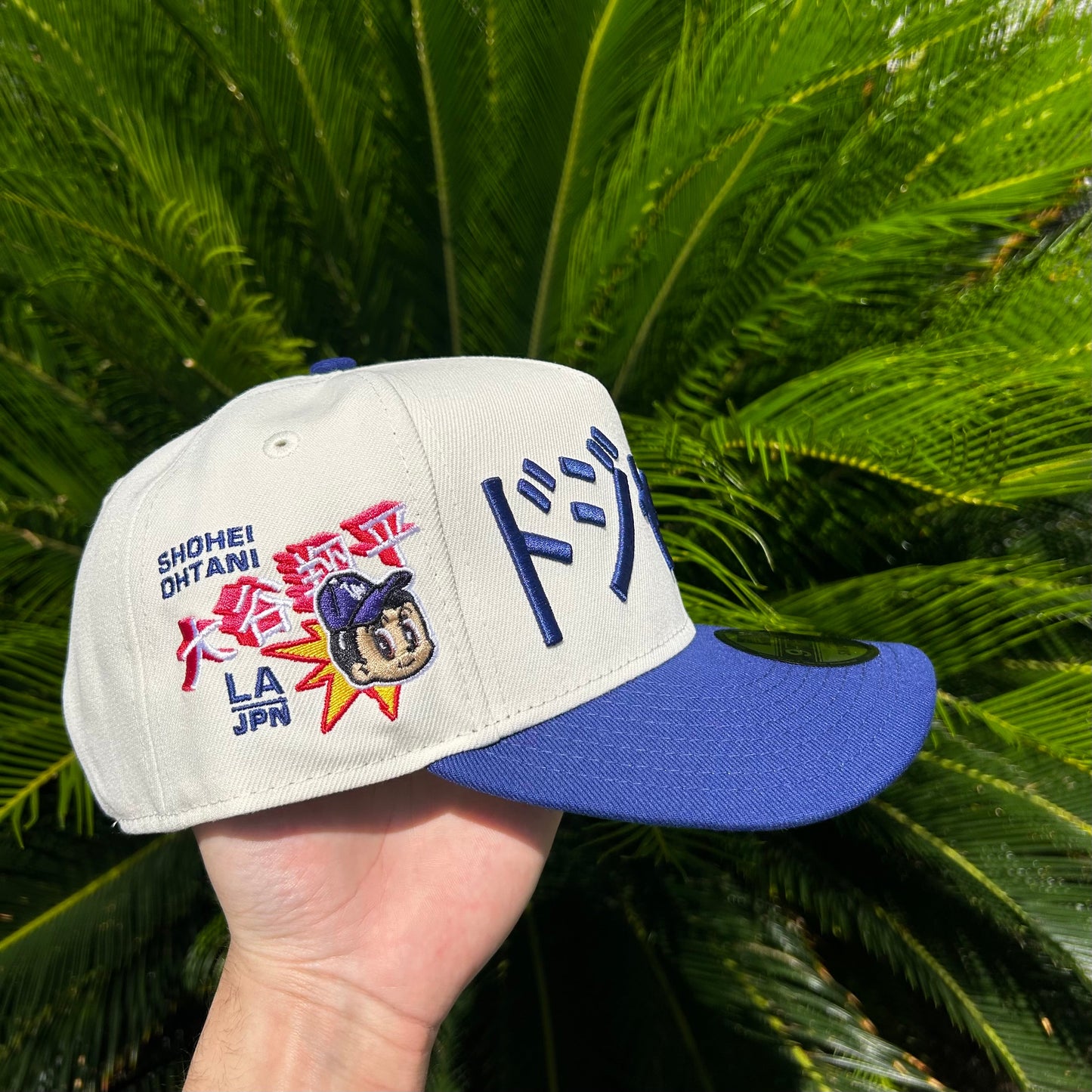 Gorra New Era Exclusiva Dodgers x Ohtani 9Fifty - Ajustable / Blanco/Azul