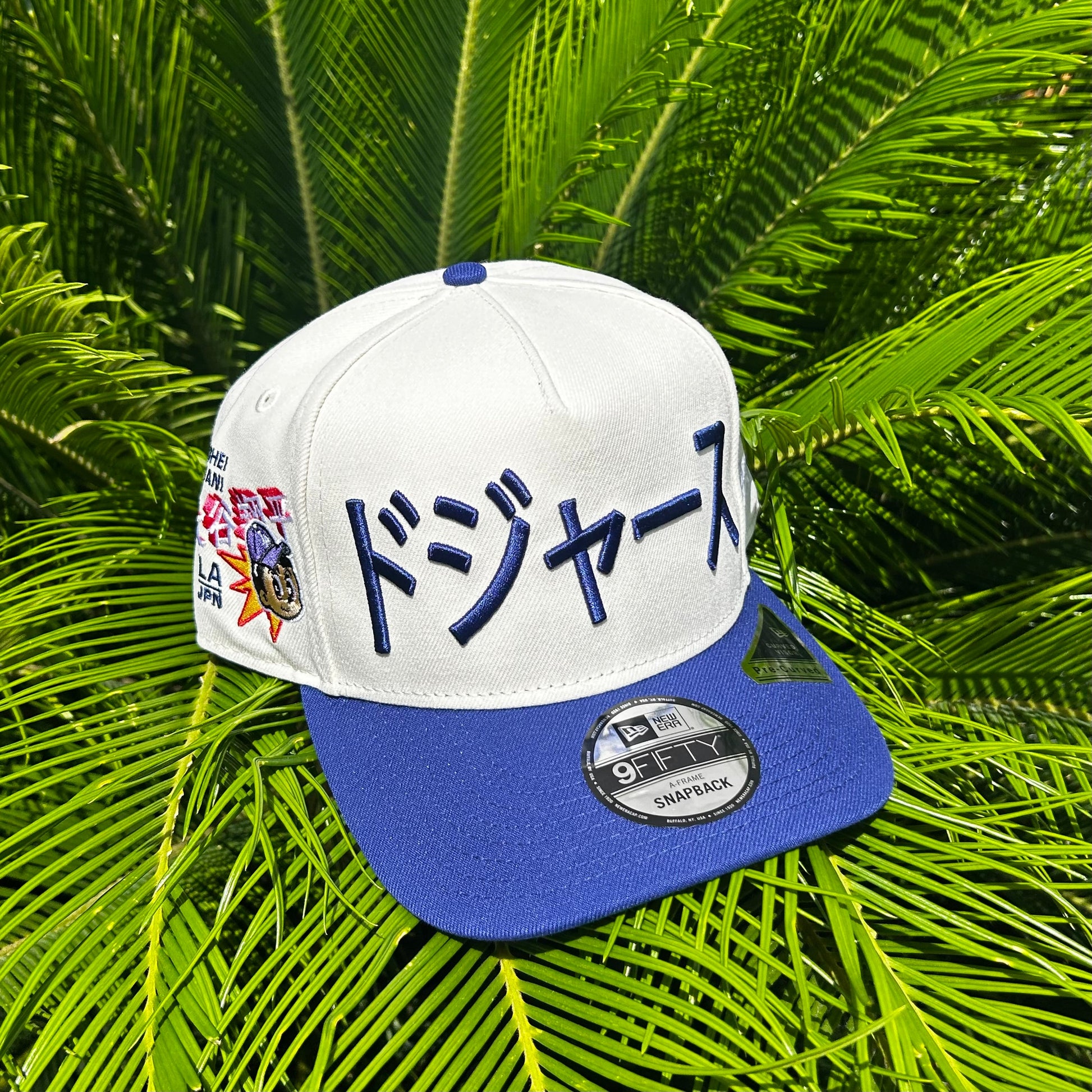 Gorra New Era Exclusiva Dodgers x Ohtani 9Fifty - Ajustable / Blanco/Azul