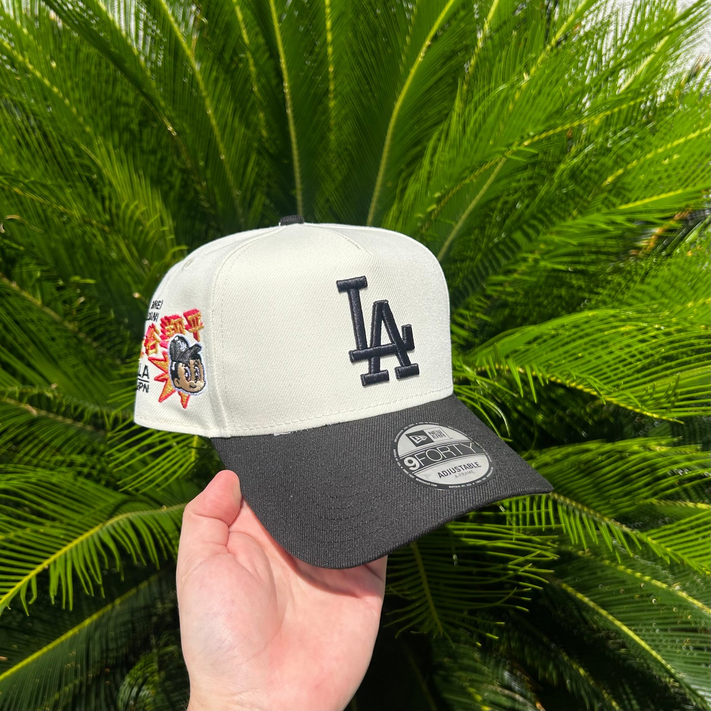 Gorra New Era Exclusiva Dodgers x Ohtani - Ajustable / Blanco/Negro