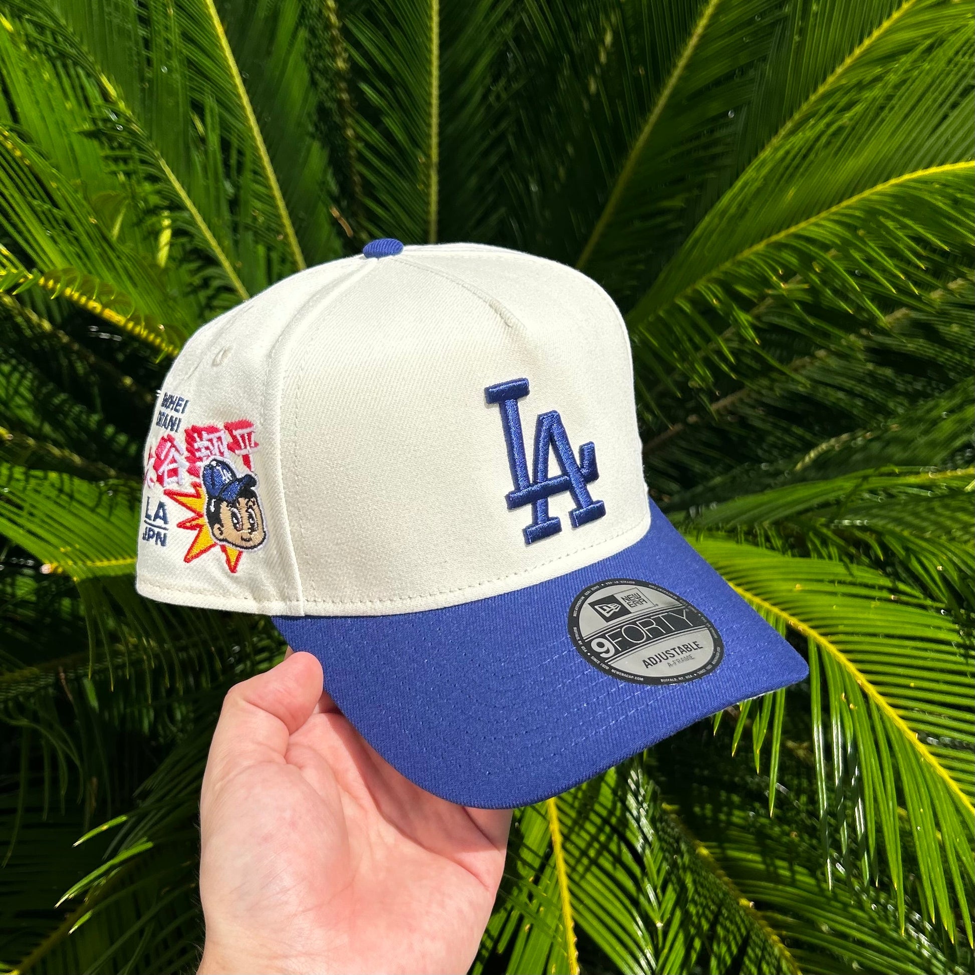 Gorra New Era Exclusiva Dodgers x Ohtani LA - Ajustable / Blanco/Azul