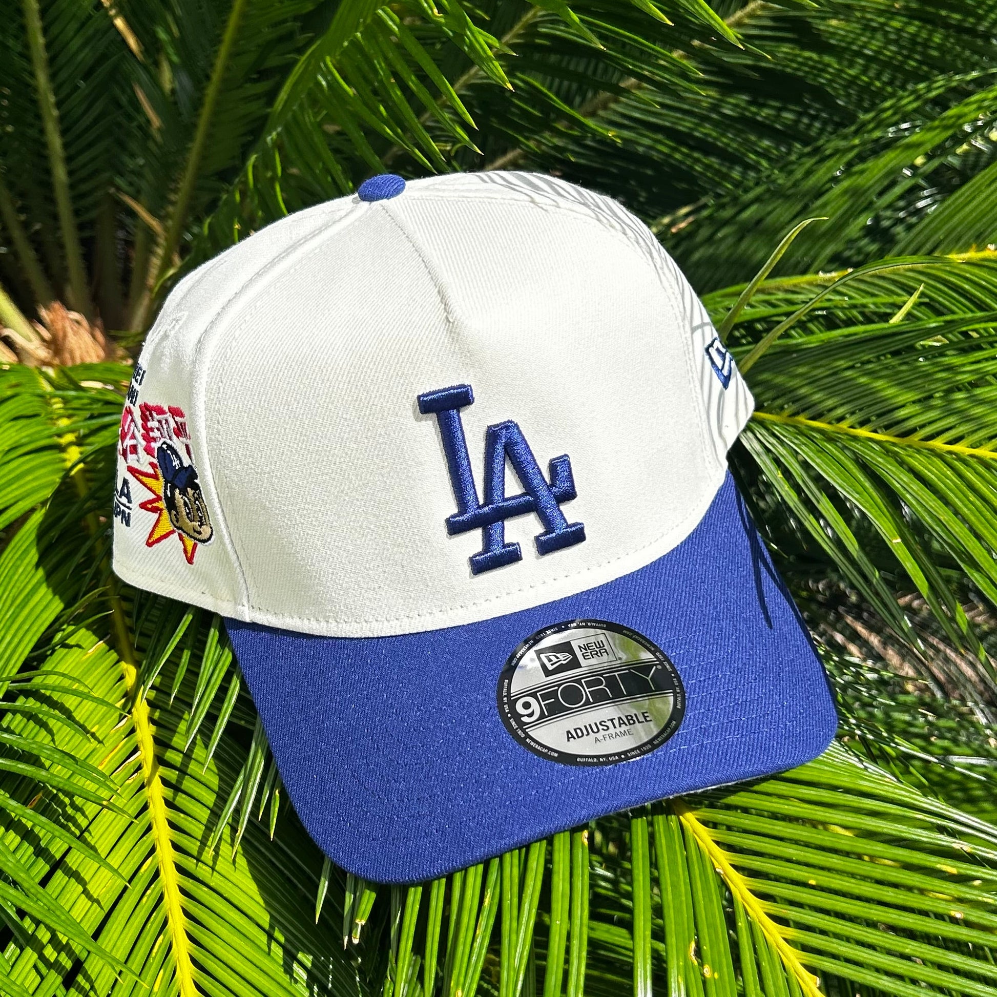 Gorra New Era Exclusiva Dodgers x Ohtani LA - Ajustable / Blanco/Azul