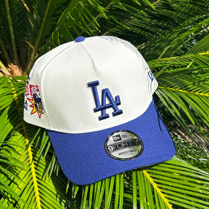 Gorra New Era Exclusiva Dodgers x Ohtani LA - Ajustable / Blanco/Azul
