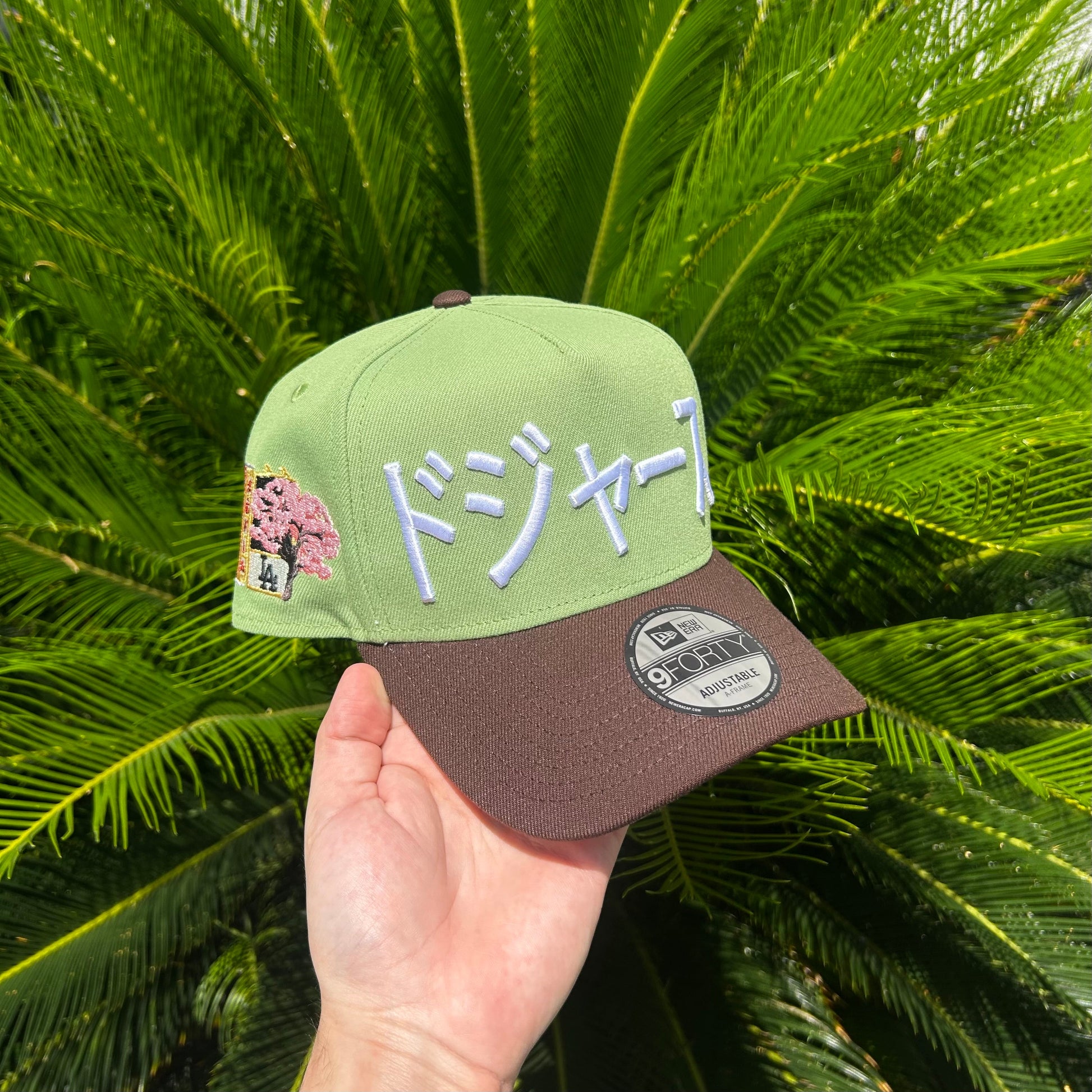 Gorra New Era Exclusiva Dodgers x Ohtani Sakura Verde - Ajustable / Verde/Cafe