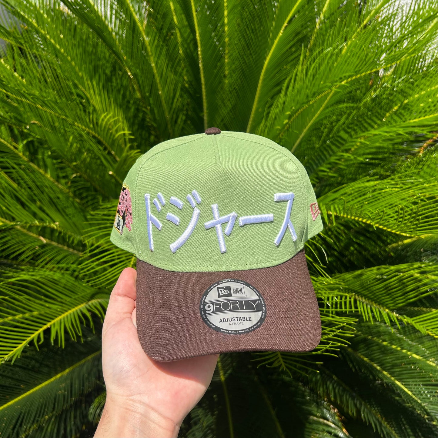 Gorra New Era Exclusiva Dodgers x Ohtani Sakura Verde - Ajustable / Verde/Cafe