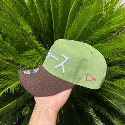 Gorra New Era Exclusiva Dodgers x Ohtani Sakura Verde - Ajustable / Verde/Cafe