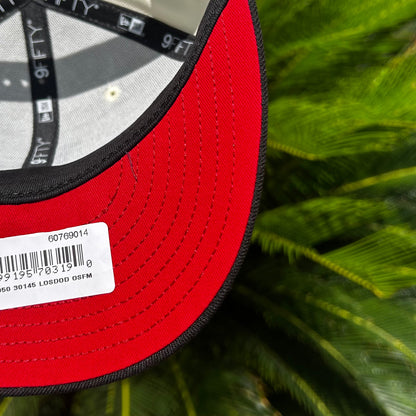 Gorra New Era Exclusiva x Los Angeles Dodgers 9Fifty - Ajustable / Blanco/Negro