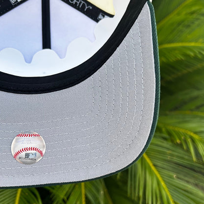 Gorra New Era Exclusiva x Los Angeles Dodgers GTA - Ajustable / Blanco/Verde