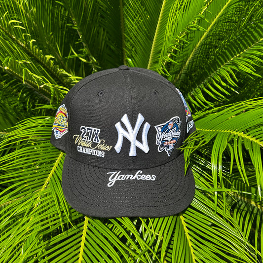 Gorra New Era Exclusiva x NY Yankees 9Fifty - Ajustable / Negro/Rojo