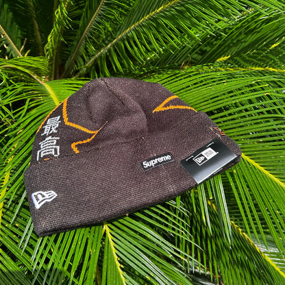 Gorro Exclusivo Supreme x New Era - Ajustable / Negro