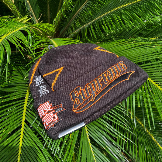 Gorro Exclusivo Supreme x New Era - Ajustable / Negro