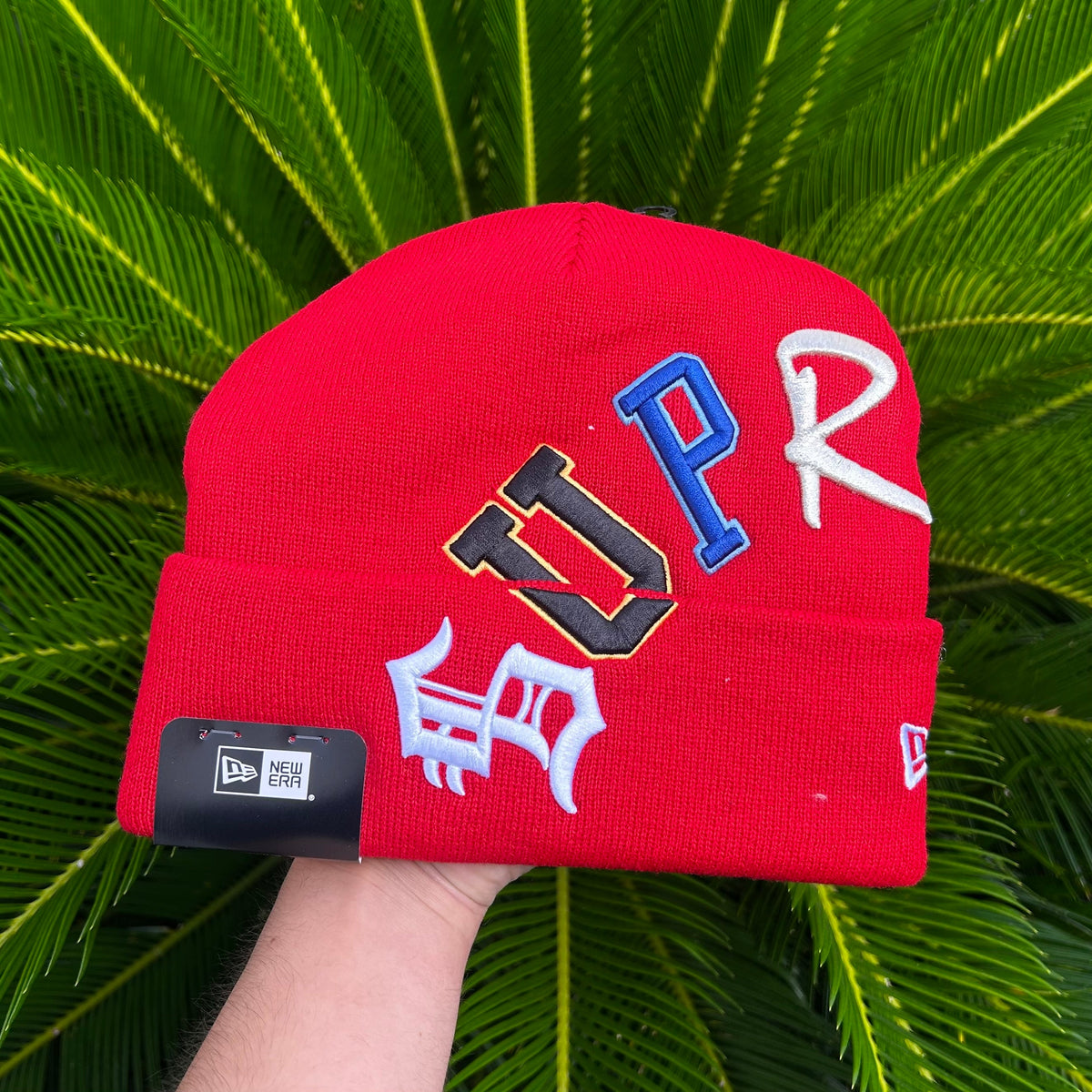 Gorro Exclusivo Supreme x New Era - Ajustable / Rojo