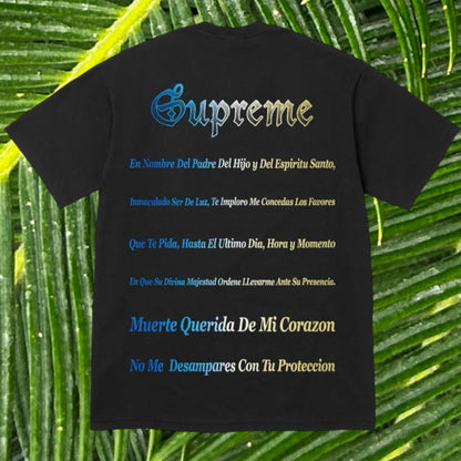 Playera Exclusiva Supreme PREVENTA - L / Negro